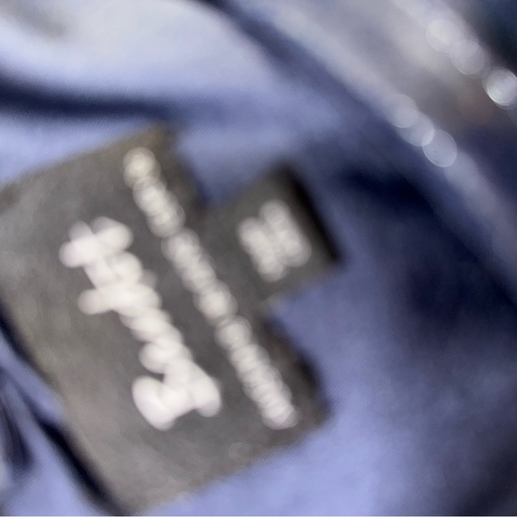 Navy midi dress off the shoulder with bell sleeve and slit - Picture 2 of 8